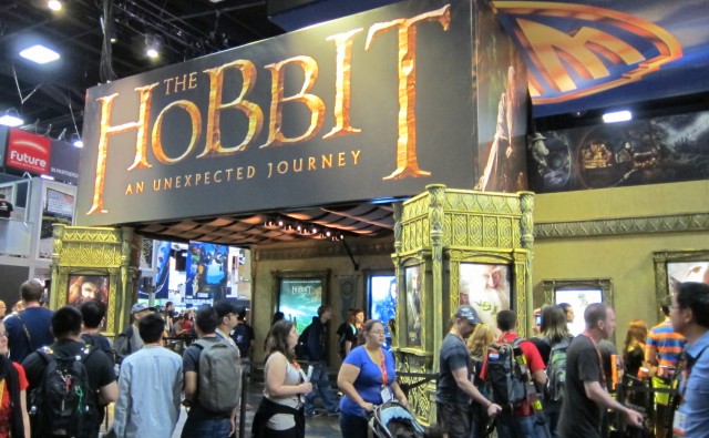 The WB Booth at SDCC 2012