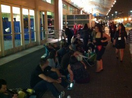 The Line for Ballroom 20 SDCC July 12 2012