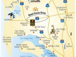 SDCC Hotel Area Map