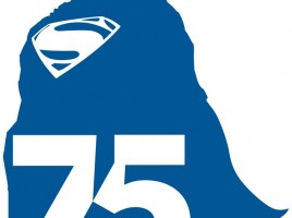 Man of Steel 75 years logo