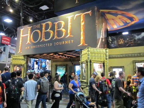 The WB Booth at SDCC 2012