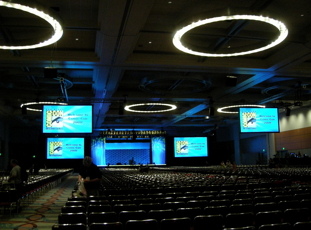 Ballroom 20 after the previews by Kikishua, on Flickr