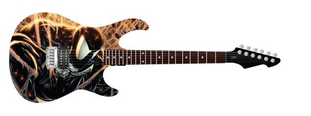 Exclusive Black Spiderman Guitar from Peavey