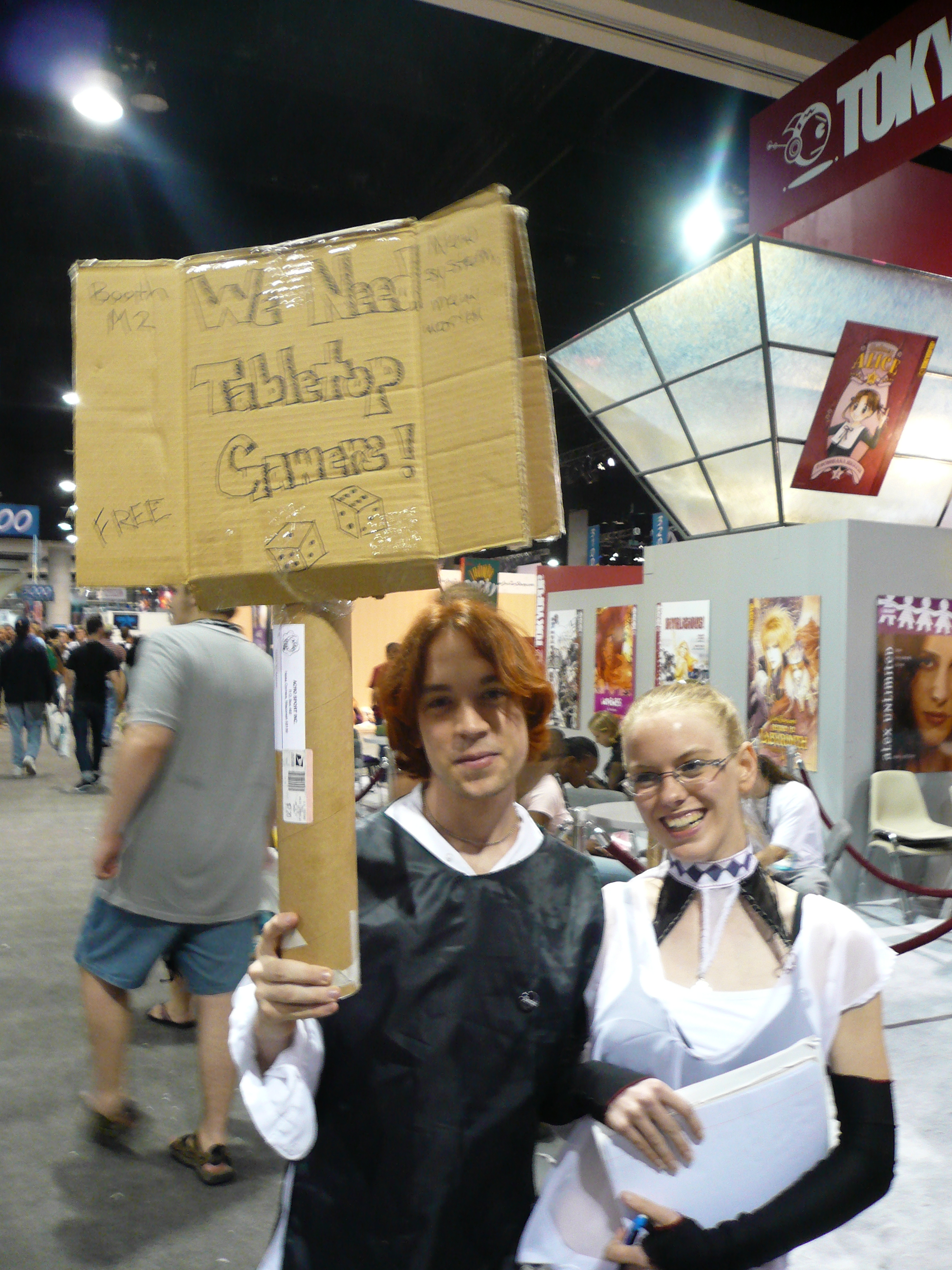 Looking for tabletop gamers sign, ComicCon 2007, San Diego, CA.jpg by gruntzooki, on Flickr