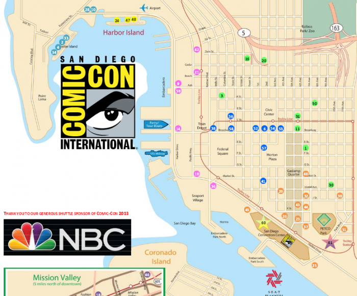 SDCC Shuttle Schedule Revealed San Diego ComicCon Unofficial Blog