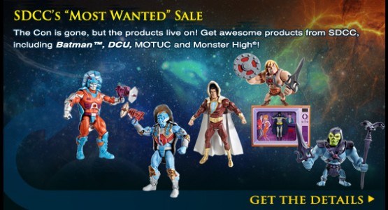 Mattel SDCC Most-Wanted Sale
