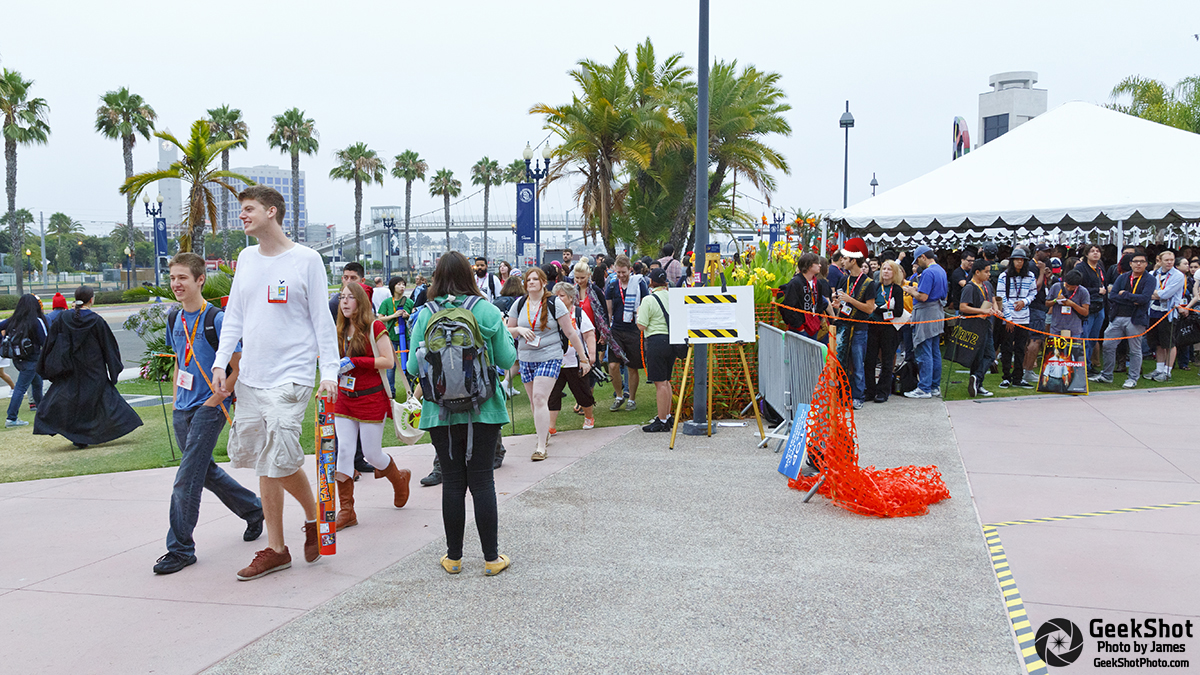 We're dreaming of a a Hall H line with no cutting. Photo by GeekShot Photography.