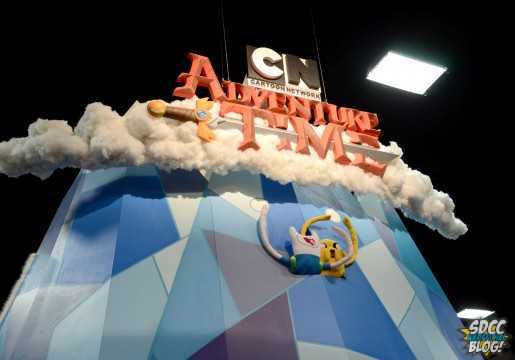 Cartoon Network Adventure Time Booth sales floor 2013