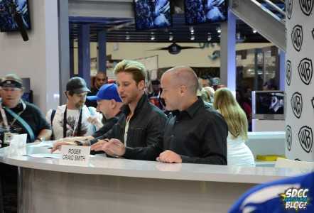 Batman Arkham Origins Signing WB Booth Troy Baker Roger Craig Smith