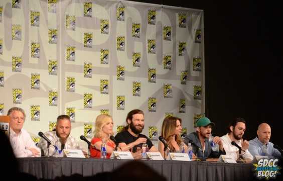 Vikings Cast Panel sdcc 2013 Clive Standen Katheryn Winnek