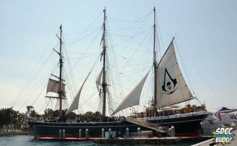 Assasin's Creed Ship sdcc 2013 Star of India Ship Offsite 