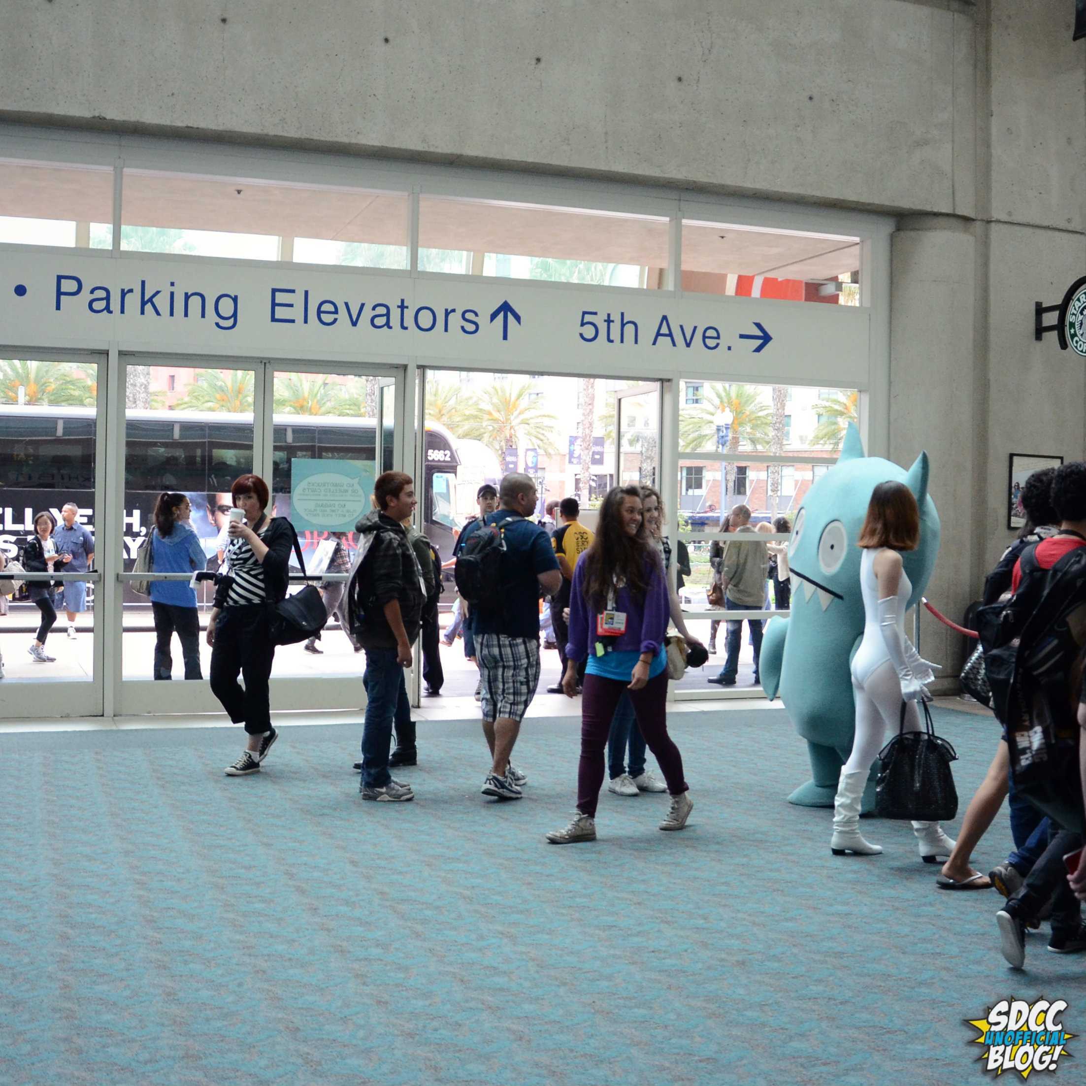 Inside Convention Center Hall Crowd Shot 