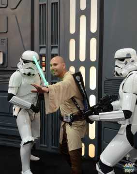 Star Wars Cosplay Storm Trooper Jedi sdcc 2013