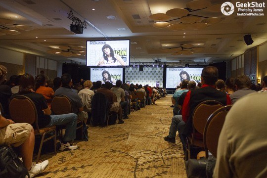 Comic-Con 2011 Sanctuary panel Indigo Ballroom Hilton Bayfront Amanda Tapping