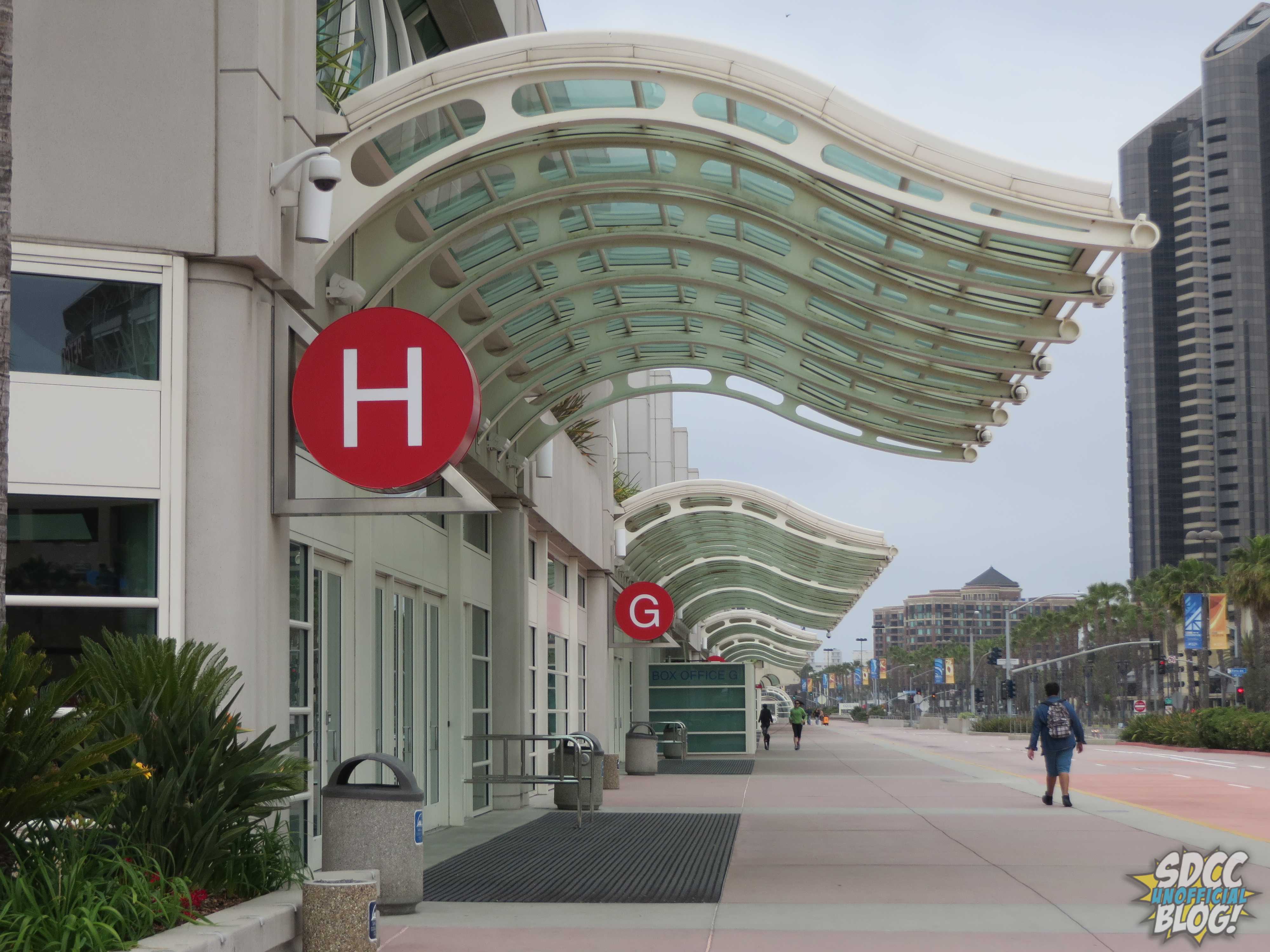 hall h san diego convention center line