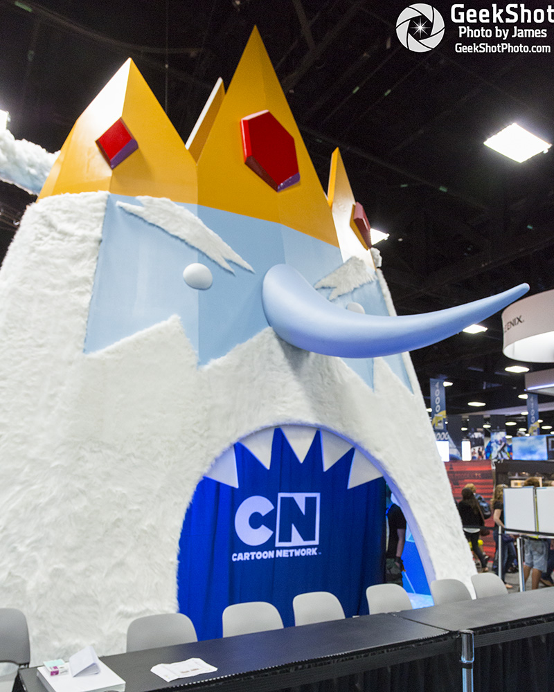 Adventure Time Cartoon Network booth floor display