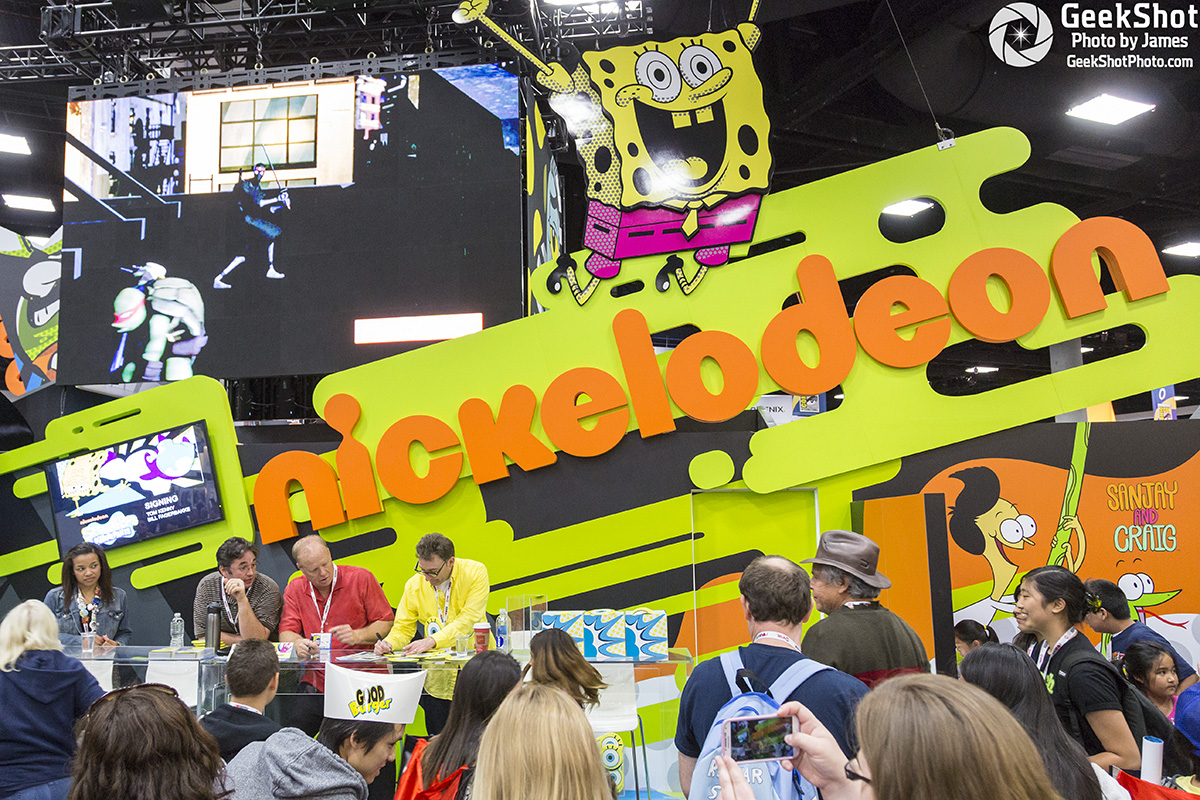 Nickelodeon Spongebob Squarepants Tom Kenny Bill Fagerbakke Patrick Sanjay & Craig booth floor display