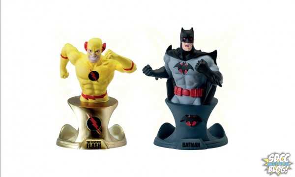 Batman and Reverse Flash Paperweights