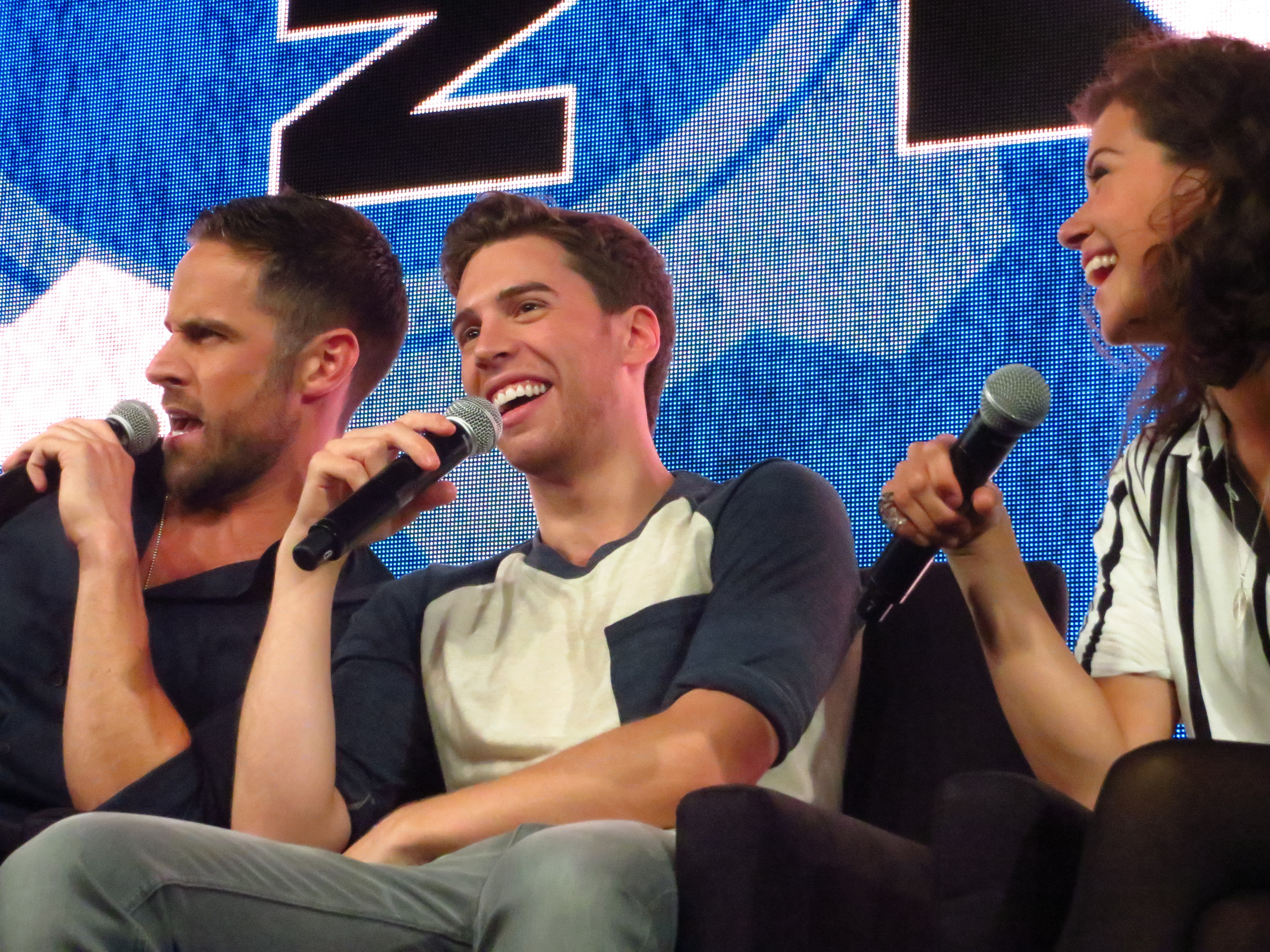 Orphan Black's Dylan Bruce, Jordan Gavaris, and Tatiana Maslany