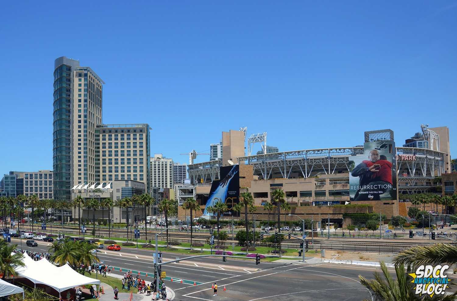 Petco Park Omni Hotel sdcc 2014 Street View