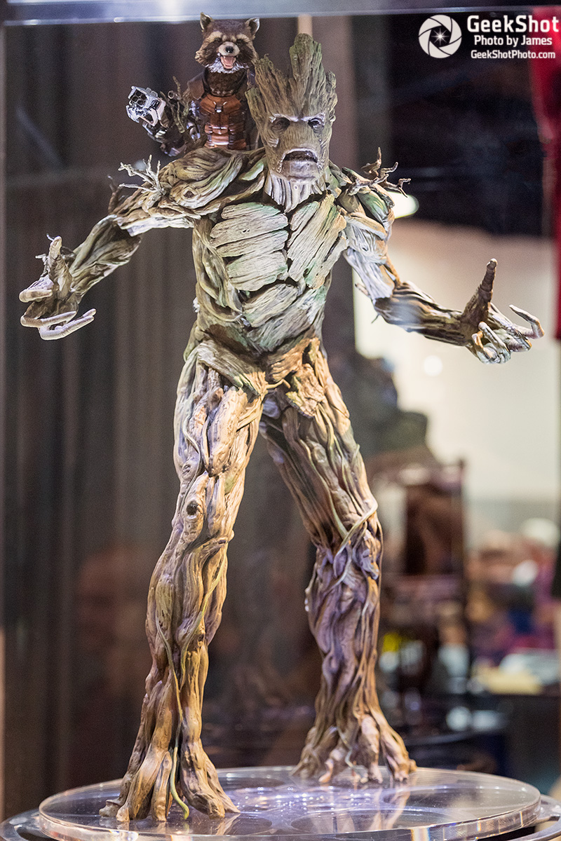 GeekShot Exclusive Series Week 35 - Groot Rocket Raccoon Guardians of the Galaxy Gentle Giant Statue