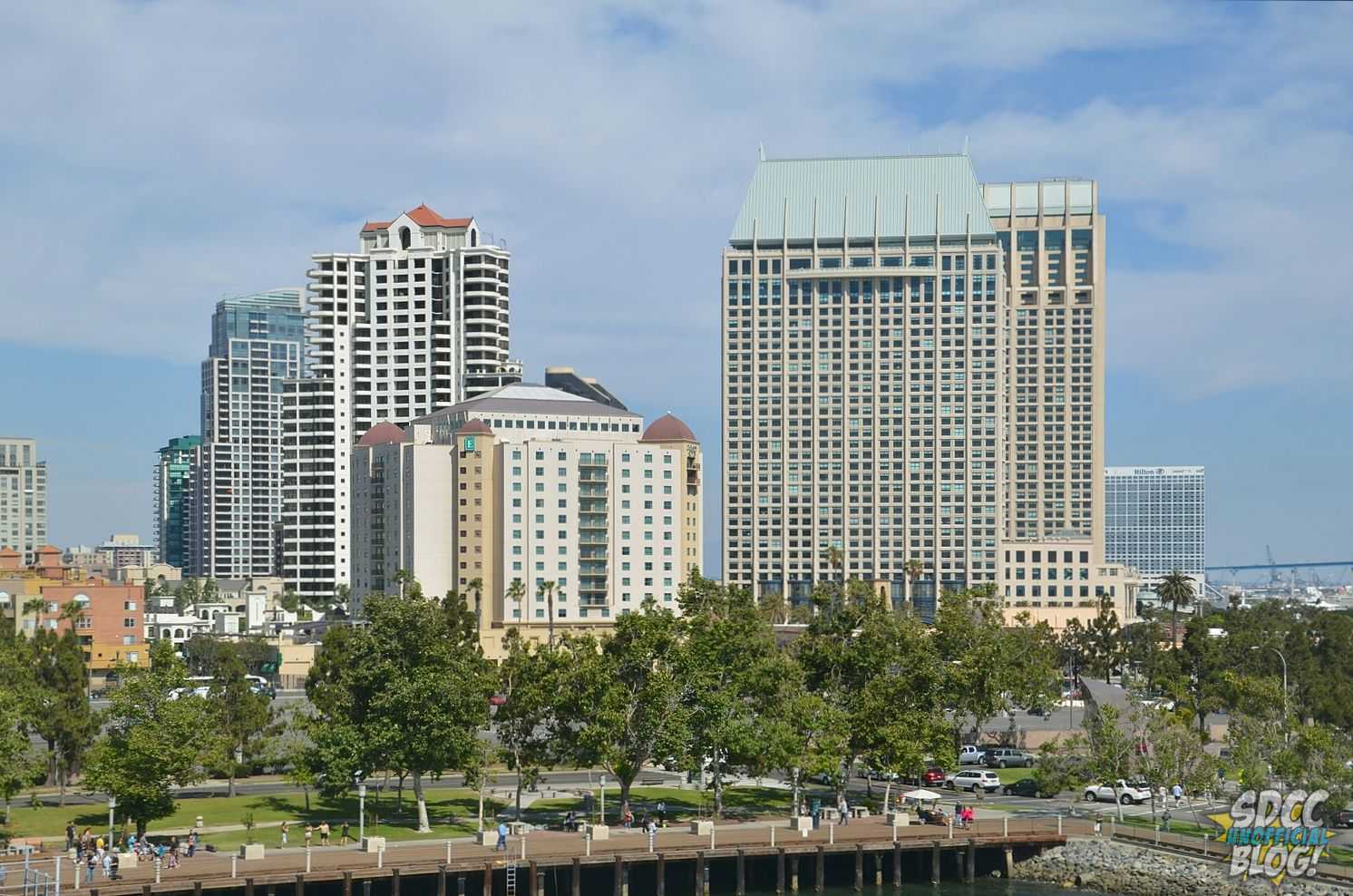 San Diego Hotels City View - Hyatt Embassy Hilton Early Bird