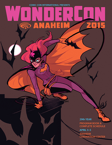 wondercon program book cover babs tarr batgirl