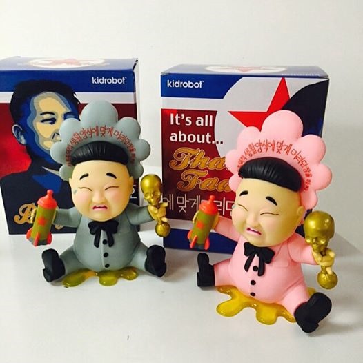 Frank Kozik Kidrobot Baby Huey Figures