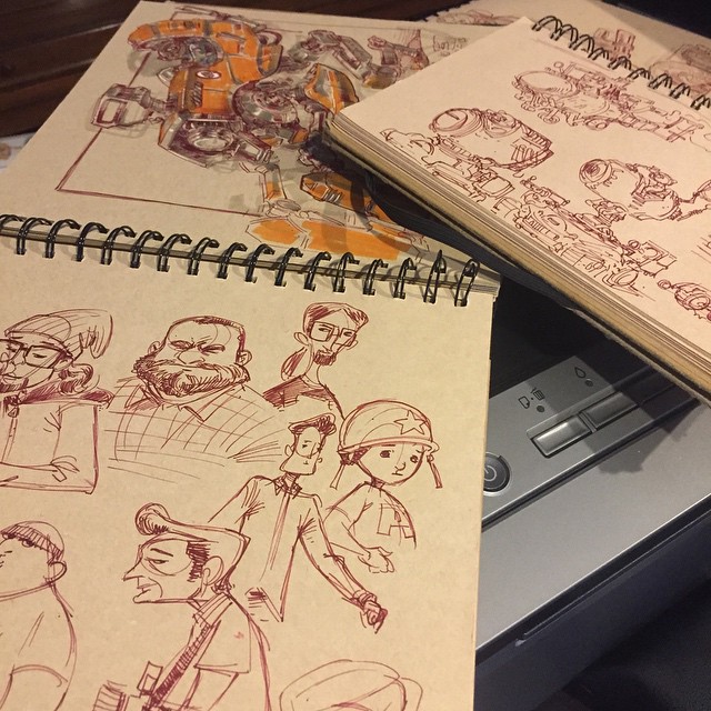 Ballesteros Reveals Additional Sketckbook Pages