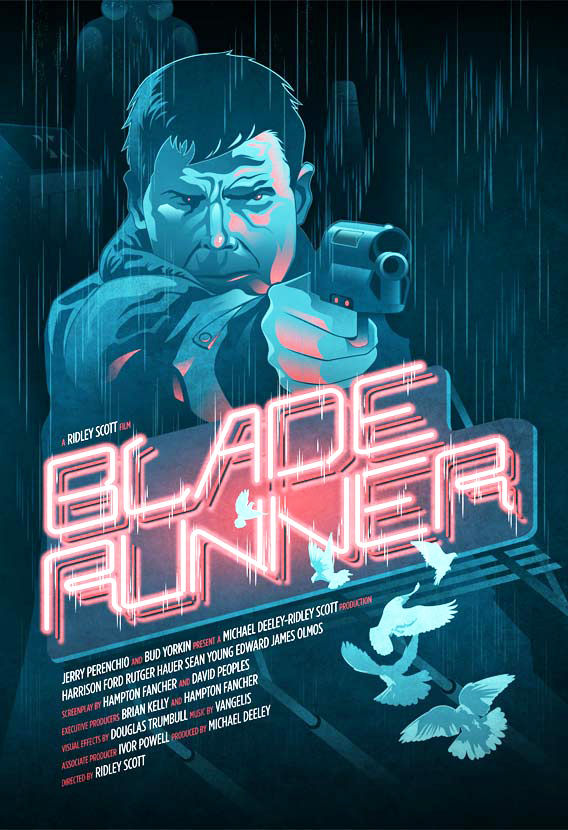 Ninjabot SDCC 2015 Limited Edition Blade Runner Print