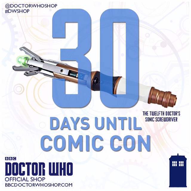 Doctor Who Shop - 30 Days until SDCC