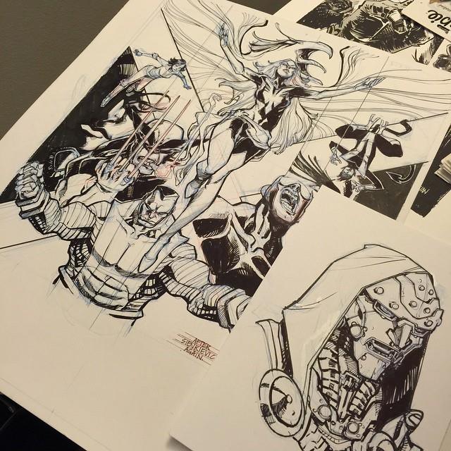 Eric Canete Art at the Essential Sequential Booth
