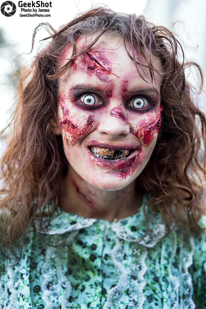 GeekShot Exclusive Series Vol 2 Week 23 - zombie cosplay walking dead wondercon 2015 make-up