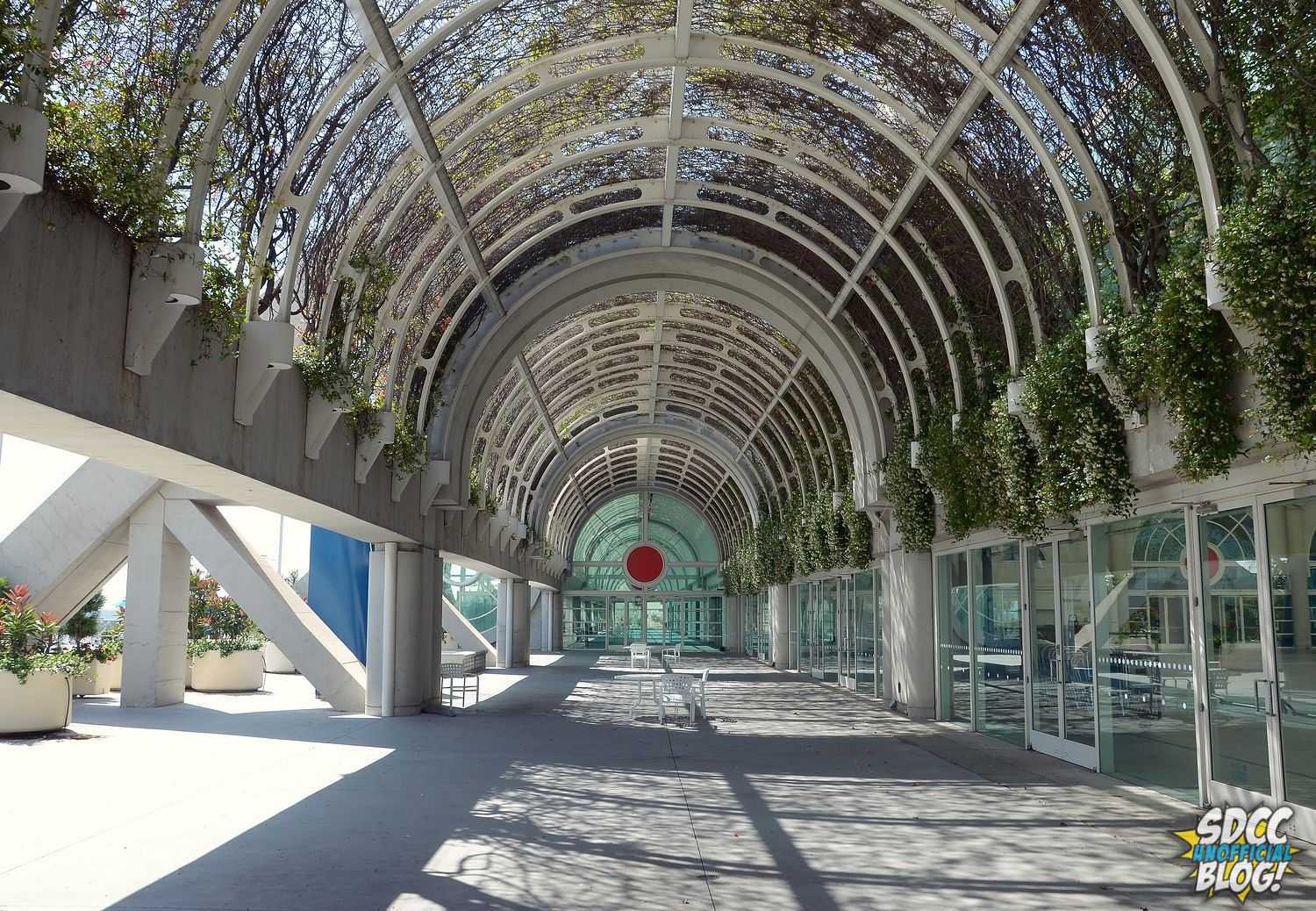 Convention Center Sails Pavilion Outside Doors Patio