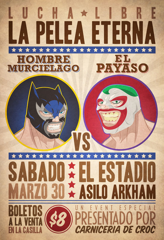 Batman and The Joker Lucha Libre