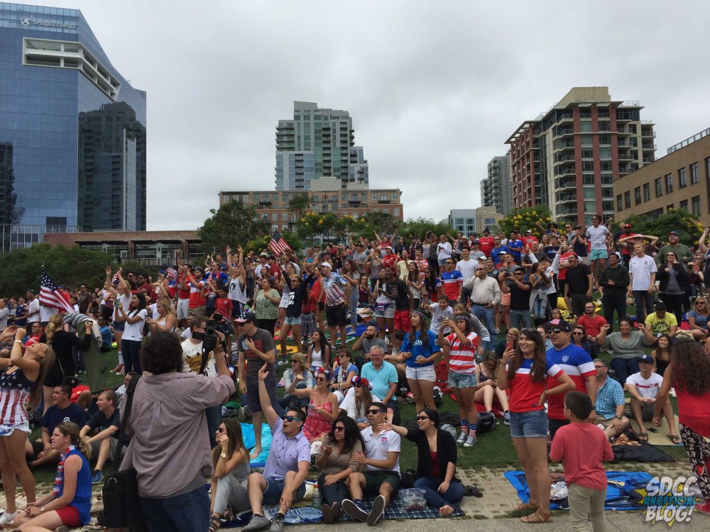 Peto Park crowd on 7/5/2015. Photo by Dan Twombly.
