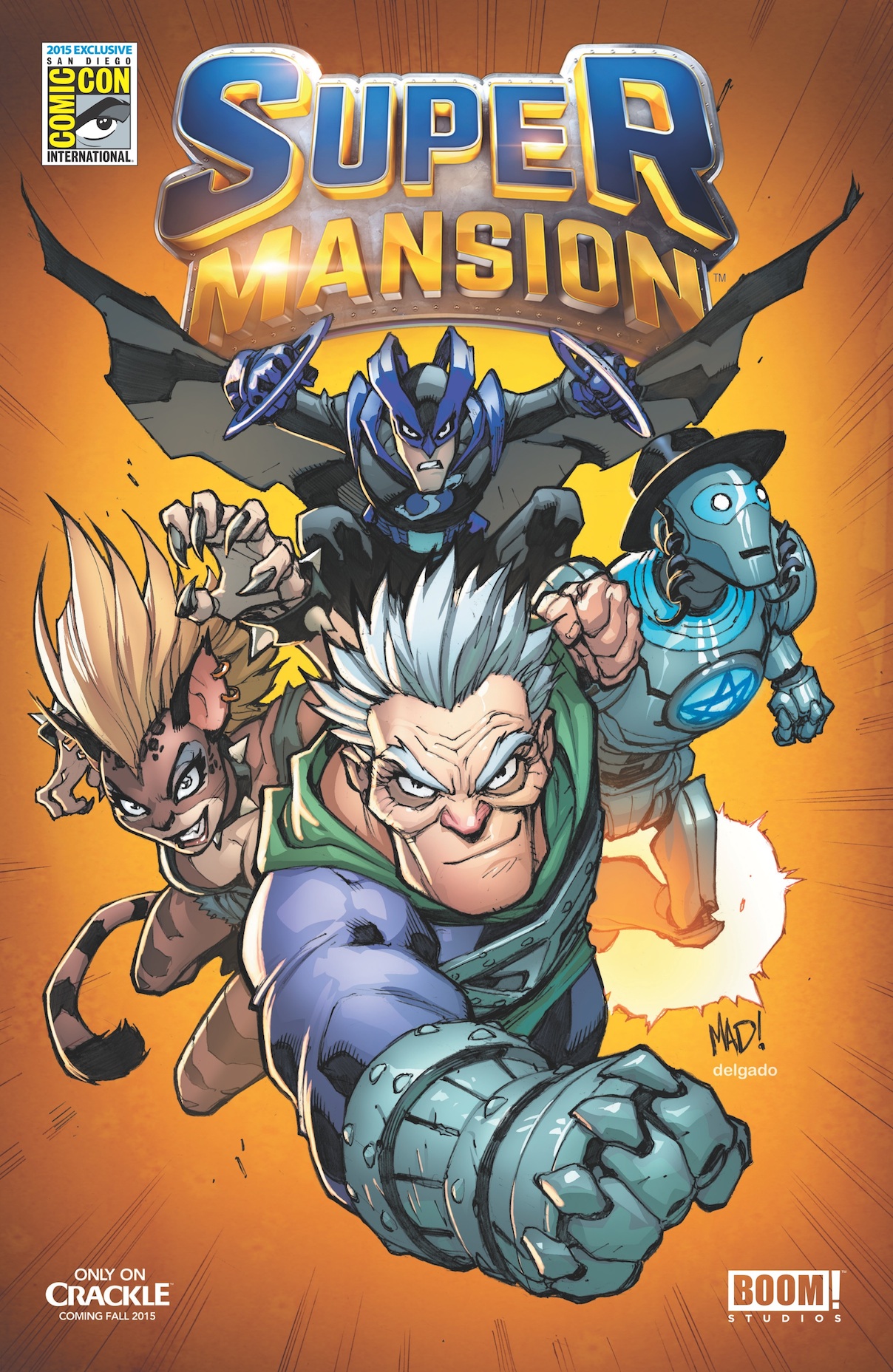SuperMansion Comic Book Cover