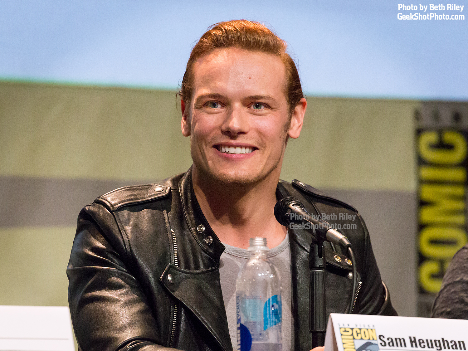 GeekShot Exclusive Photo Series Vol. 3 (Week 2) - Sam Heughan Outlander Hall H Brave New Warriors EW