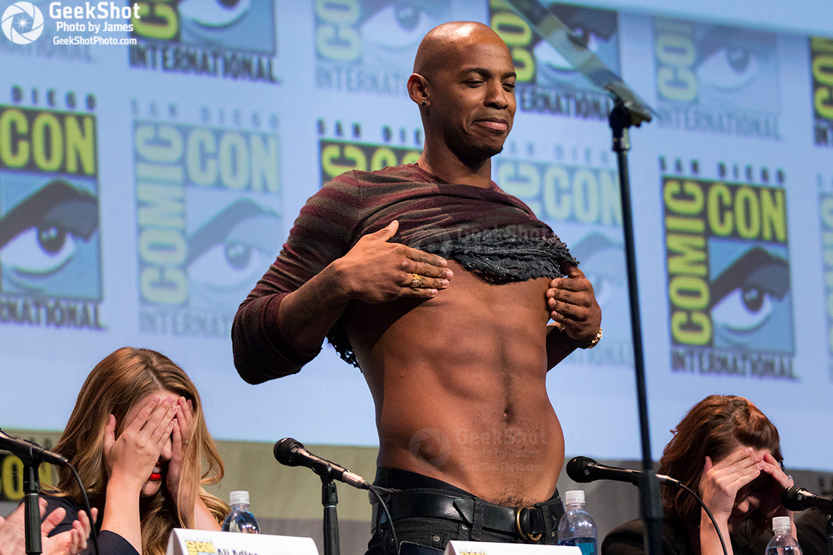 GeekShot Exclusive Photo Series Vol. 3 (Week 1) - Mehcad Brooks Supergirl CBS Hall H WB TV Jimmy Olsen