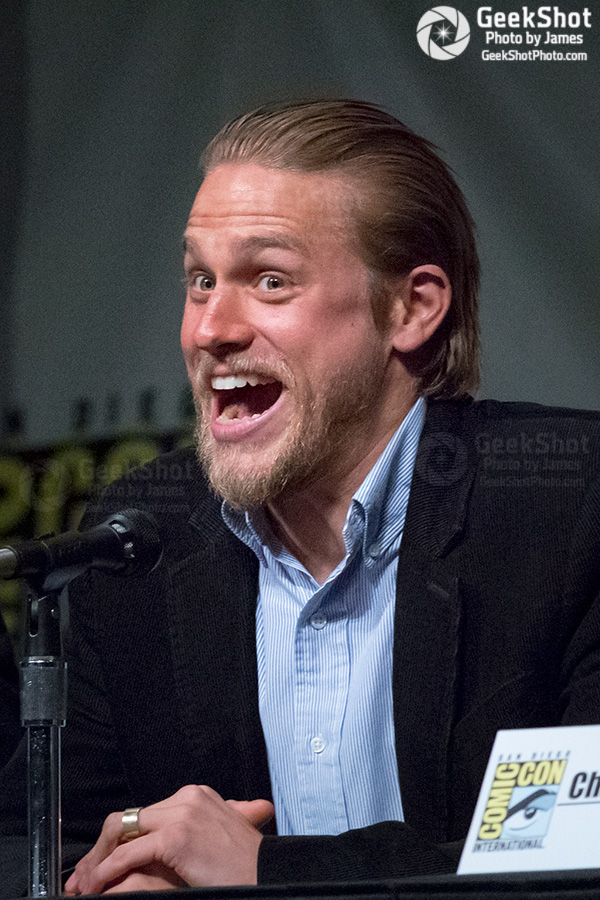 GeekShot Exclusive Photo Series Vol. 3 (Week 5) - Charlie Hunnam Pacific Rim Sons of Anarchy Hall H