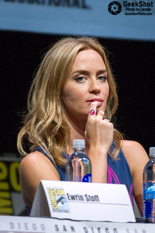 GeekShot Exclusive Photo Series Vol. 3 (Week 6) - Emily Blunt Edge of Tomorrow Hall H 2013