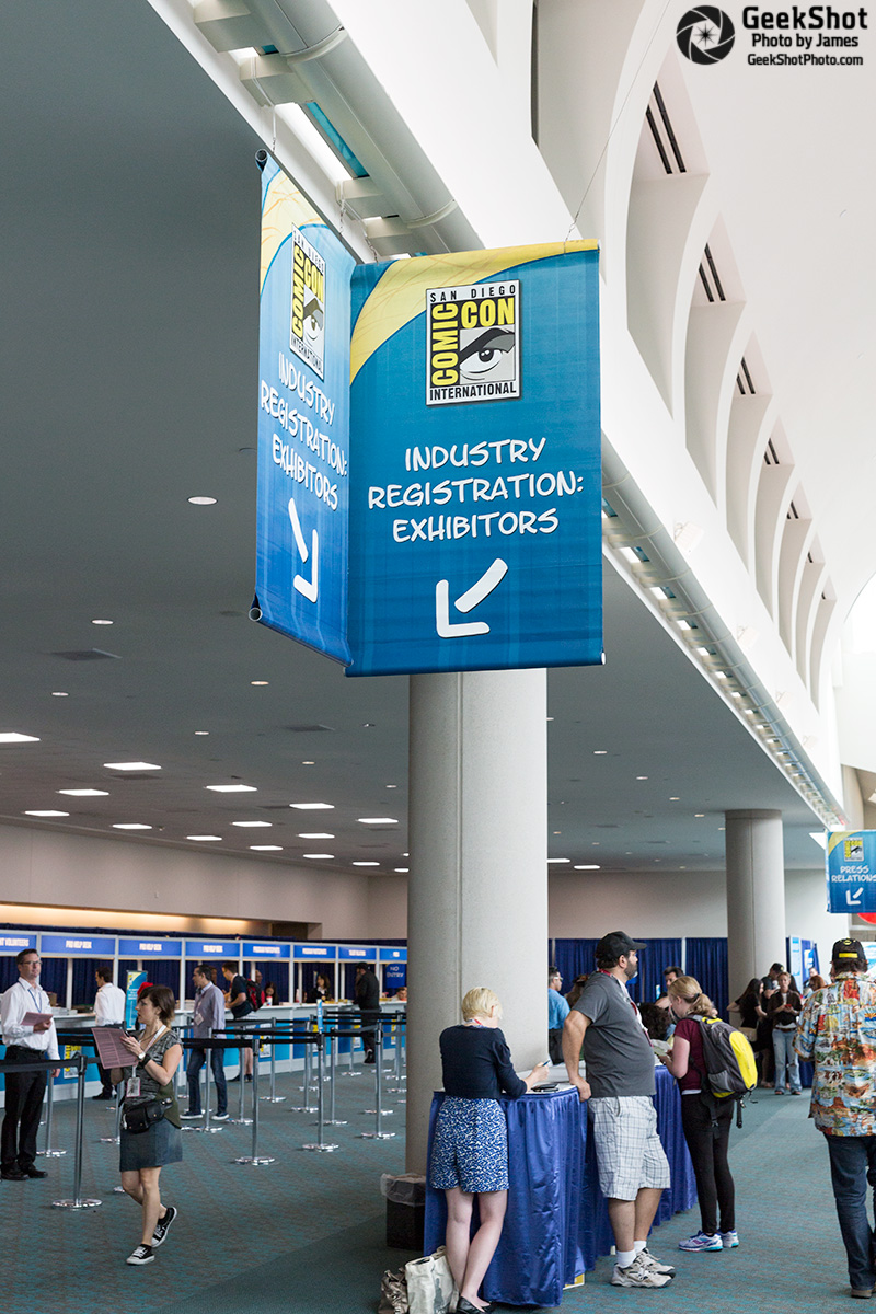 SDCC 2015 - sign signage industry registration exhibitor exhibitors hall d convention center