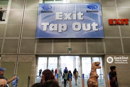 Exit/ RFID Tap Out at WonderCon