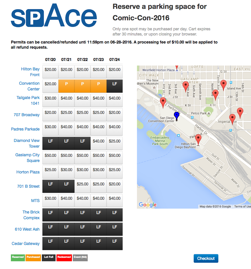 Ace Parking group 1 2016 available May 6th