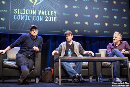Con Man SVCC 2016 Panel - Alan Tudyk Nathan Fillion PJ Haarsma, by GeekShot Photo