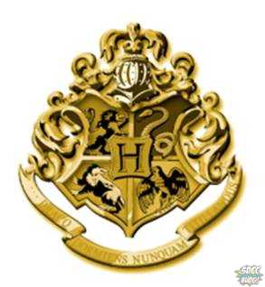 Gold Hogwarts School Crest-1