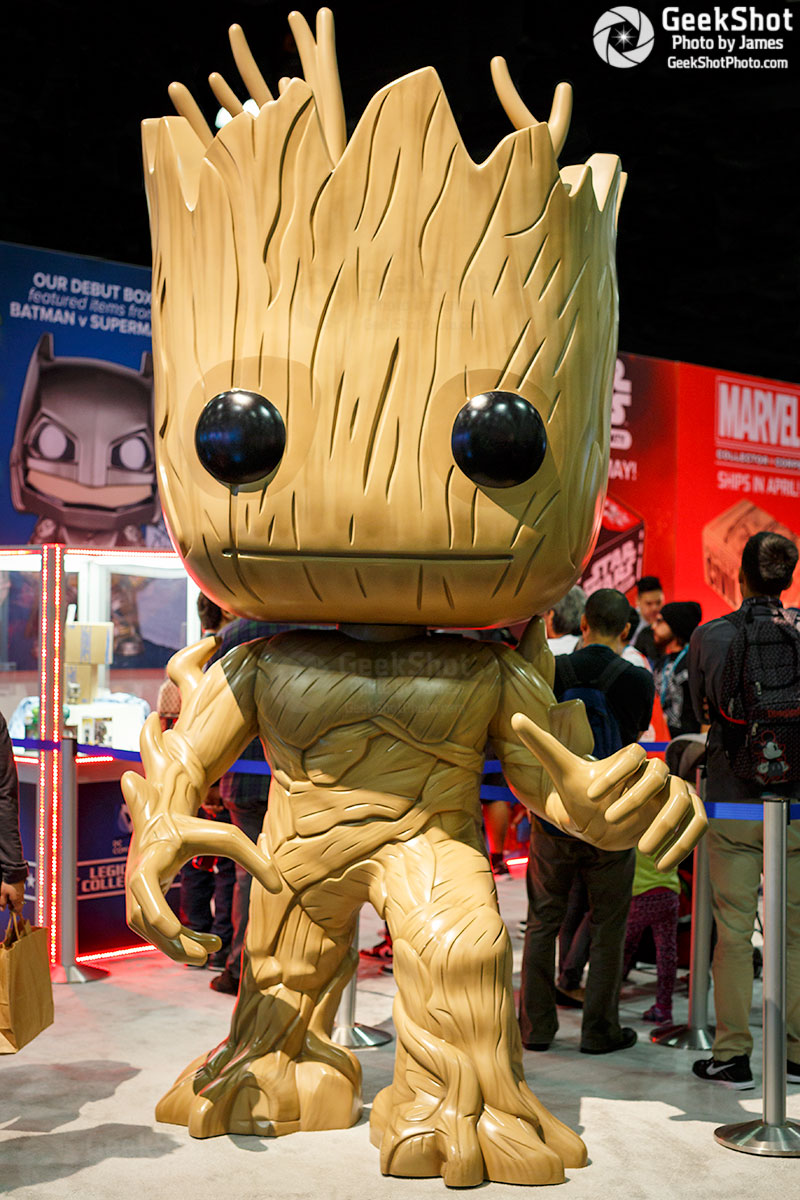 GeekShot Exclusive Photo Series Vol. 3 (Week 18) - Groot Funko Pop Statue Booth WonderCon 2016