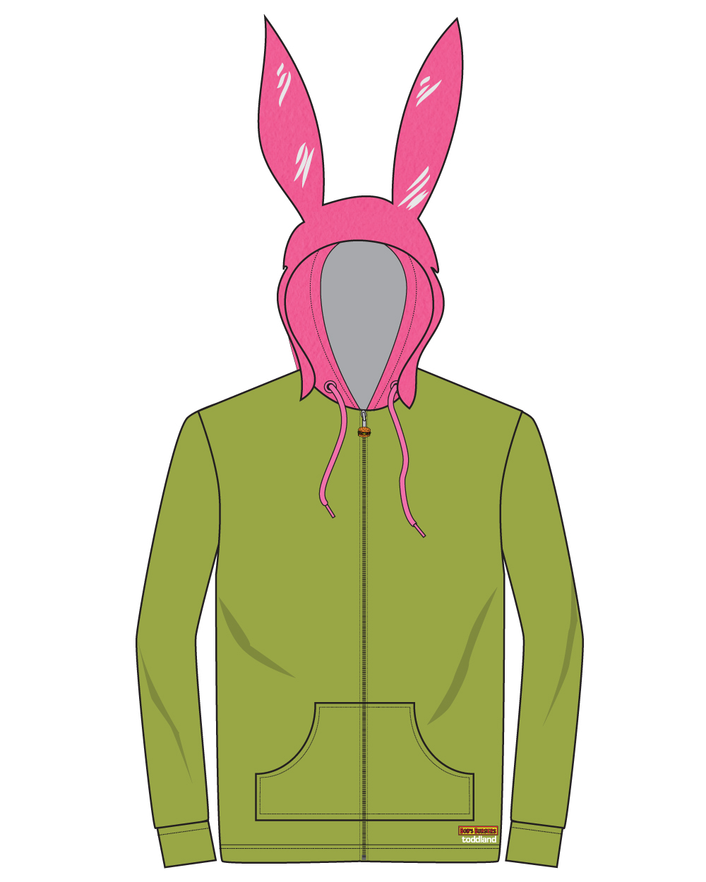 Louise bunny ears hoody