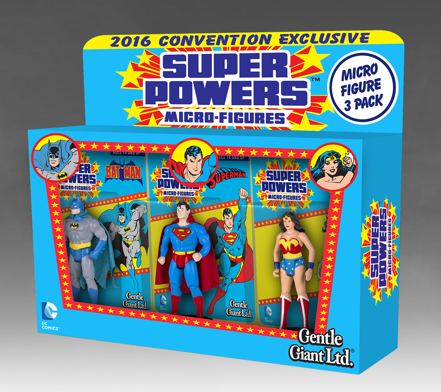 EXCLUSIVE: Gentle Giant's SDCC Exclusive Super Powers Micro Figure