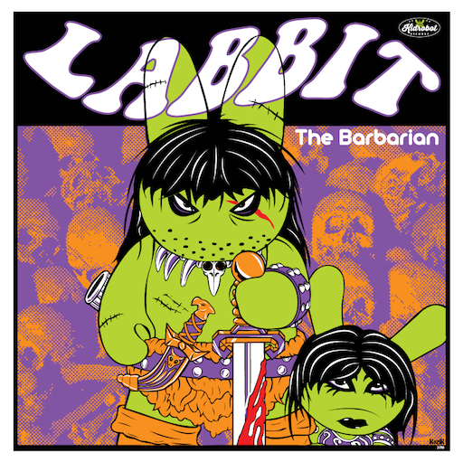 Frank Kozik Labbit The Barbarian Print